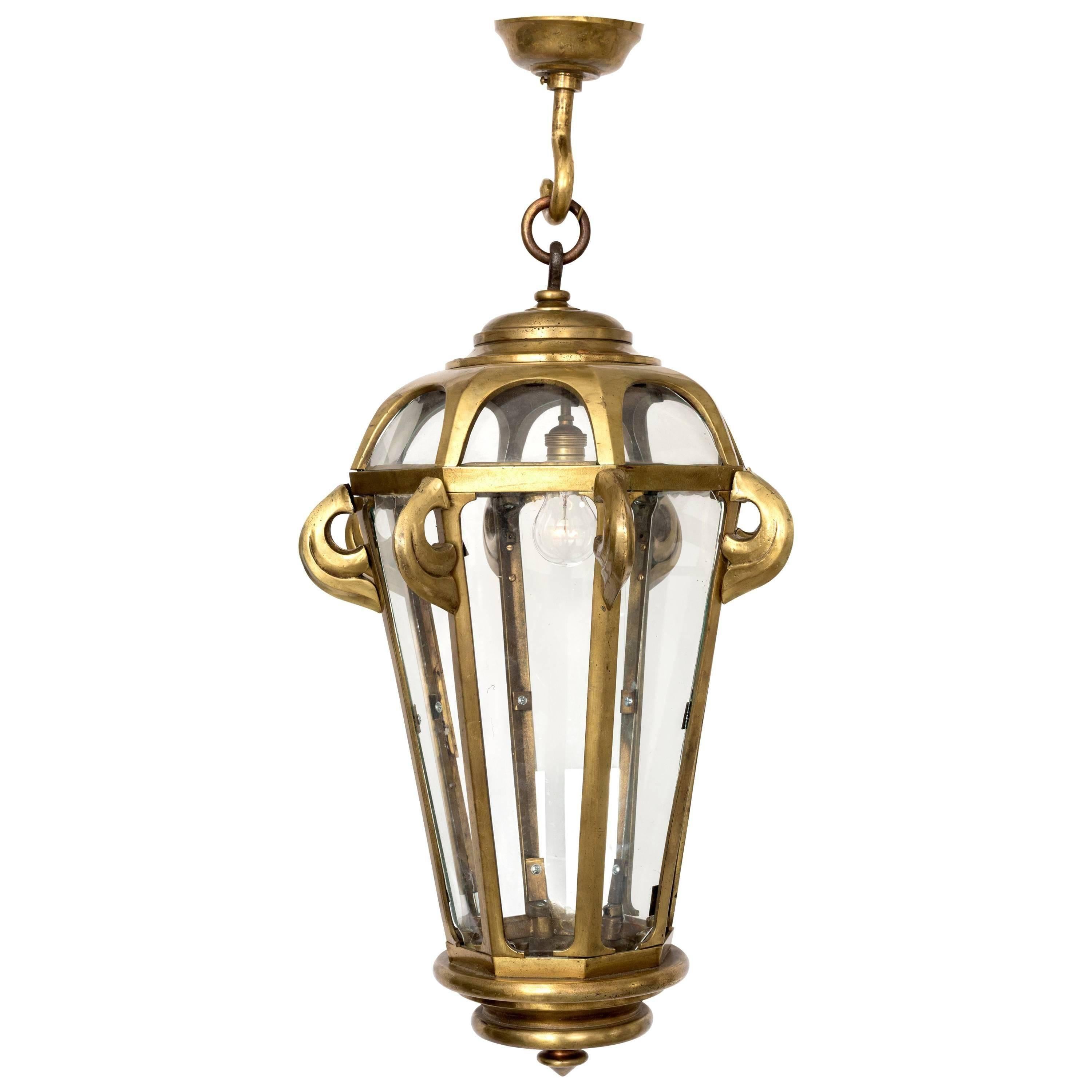 Large French Bronze Lantern