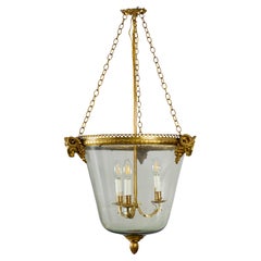 Large French  Bronze Lantern or Pendant Louis XVI Style
