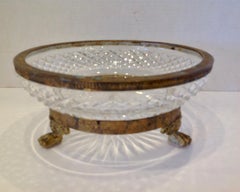 Large French Bronze Mounted Bowl