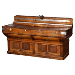 Large French Butcher's Chopping Block from the 19th Century