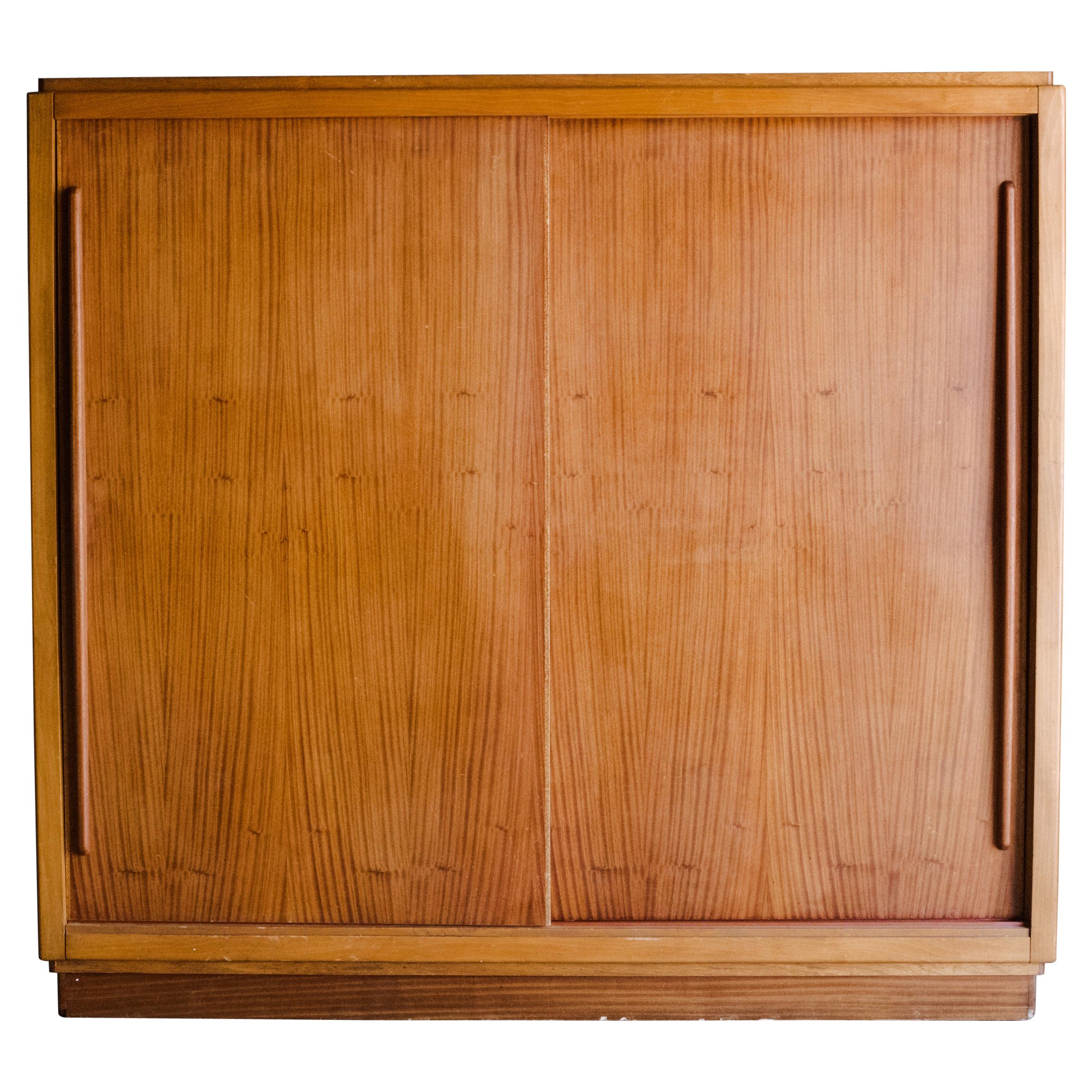Large French Cabinet with Sliding Doors from France, Circa 1960