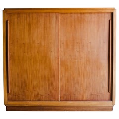 Large French Cabinet with Sliding Doors from France, Circa 1960