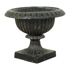 Large French Cast Iron Planter, Jardinière, or Urn, circa 1900