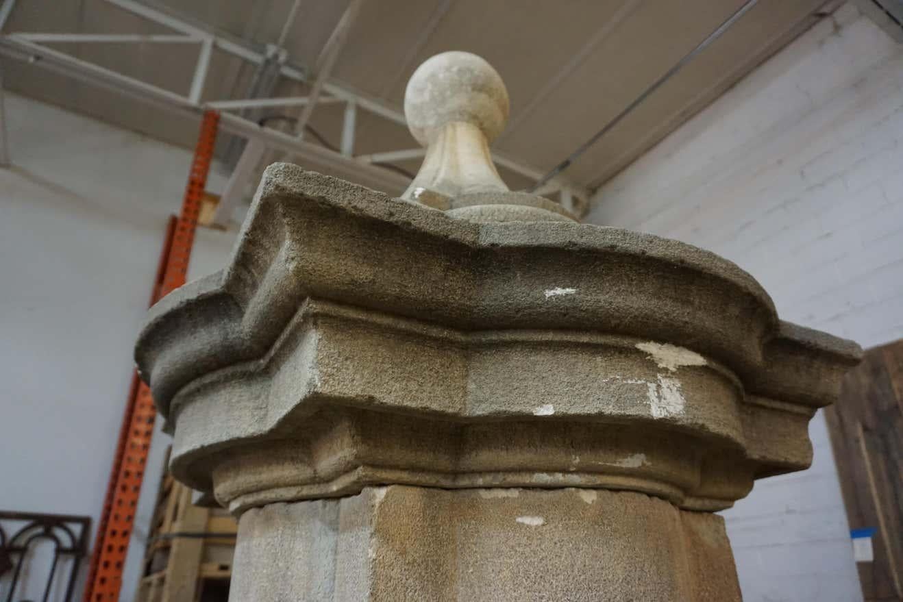 Limestone Large French Central Fountain For Sale