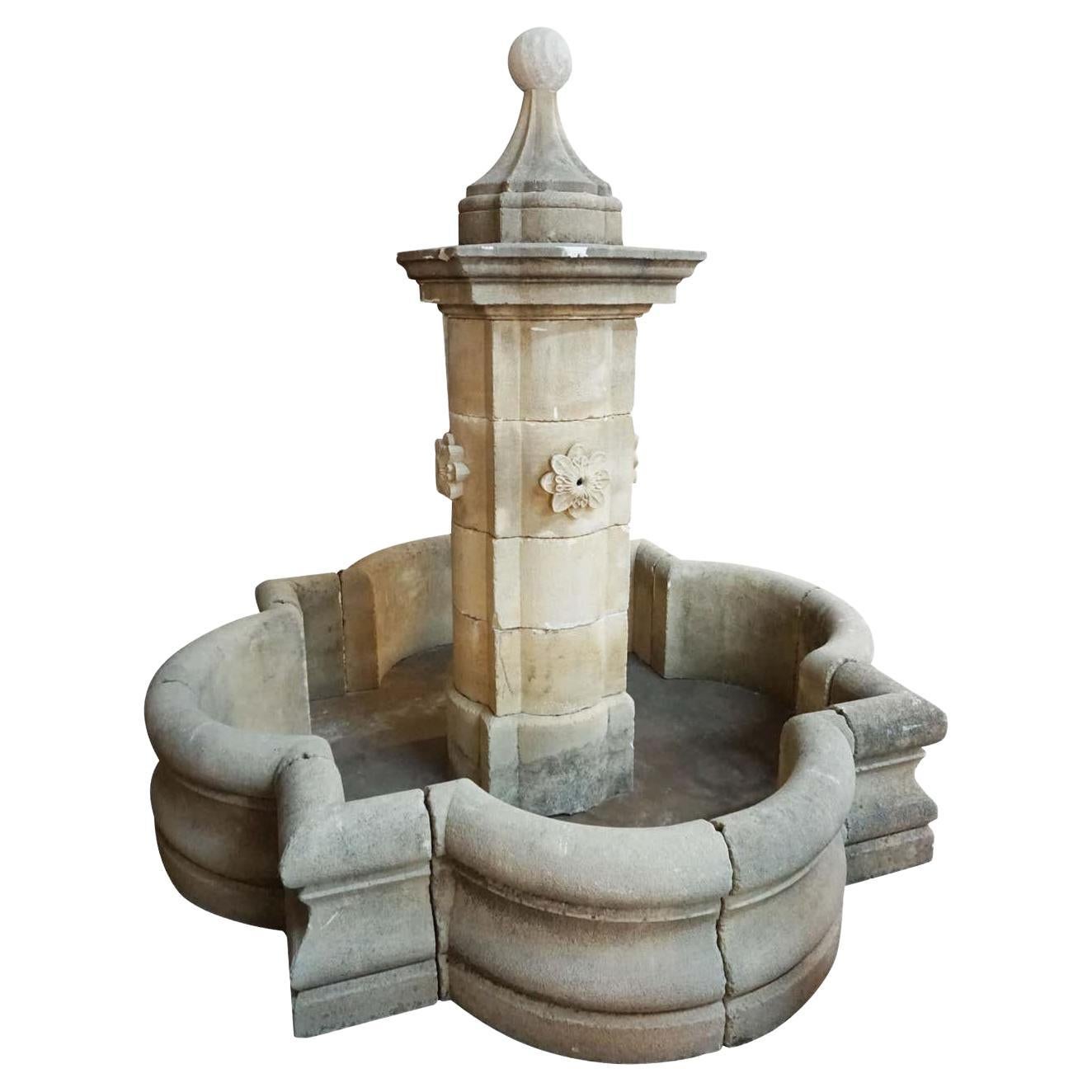 Large French Central Fountain