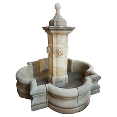 Antique Large French Central Fountain