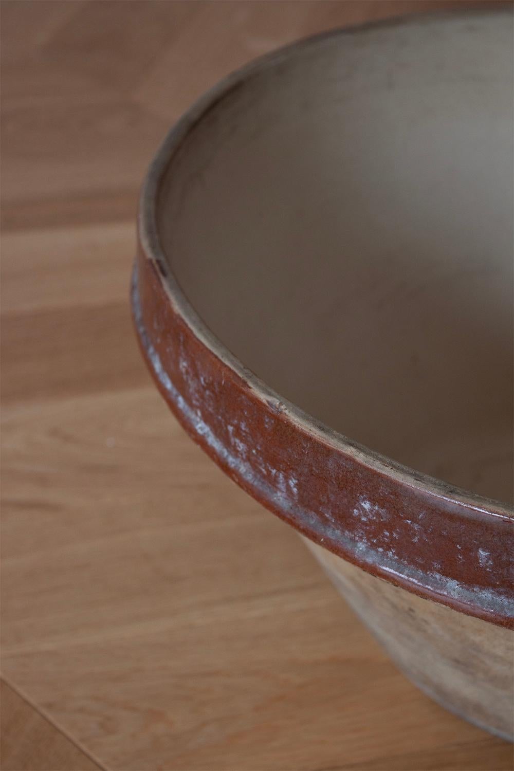 Große französische Gresalle- oder Tian-Schale aus Keramik aus der Provence (Französisch) im Angebot