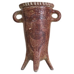 Large French Ceramic Vessel by Accolay No. 01, 1960s