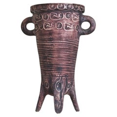 Large French Ceramic Vessel by Accolay No. 02, 1960s