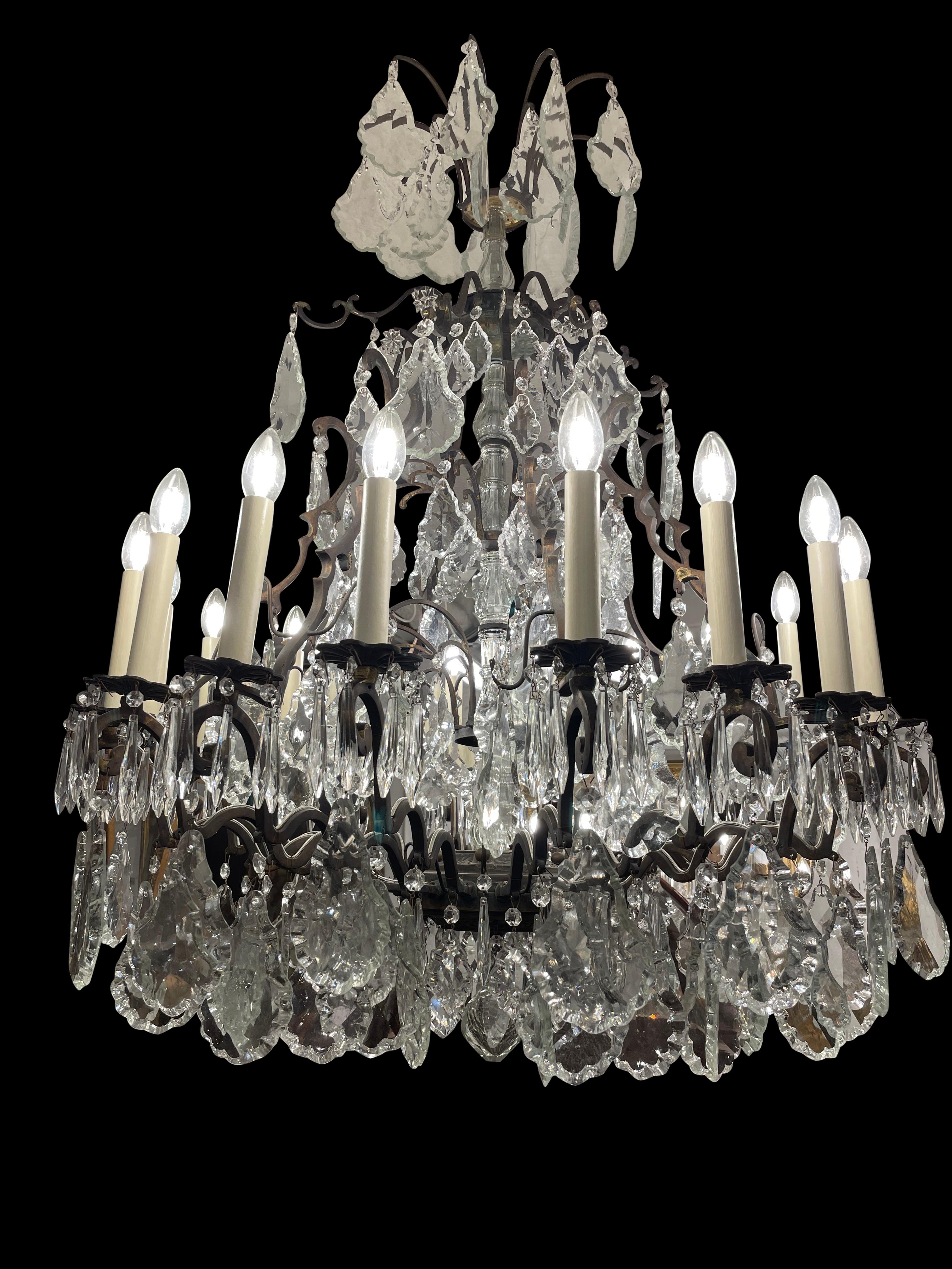 Large French Chandelier, 20th Century For Sale 6