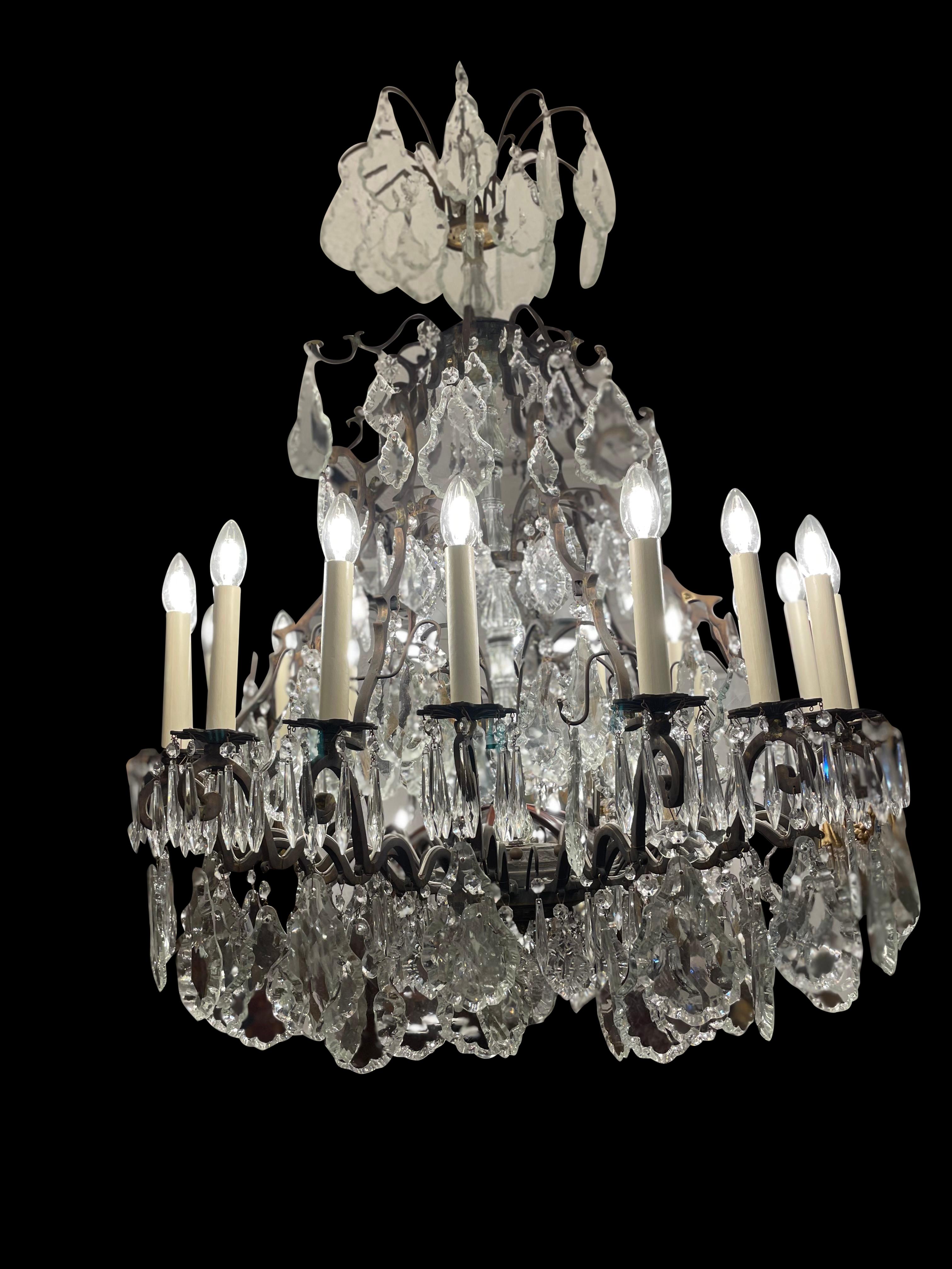 Large French Chandelier, 20th Century For Sale 2