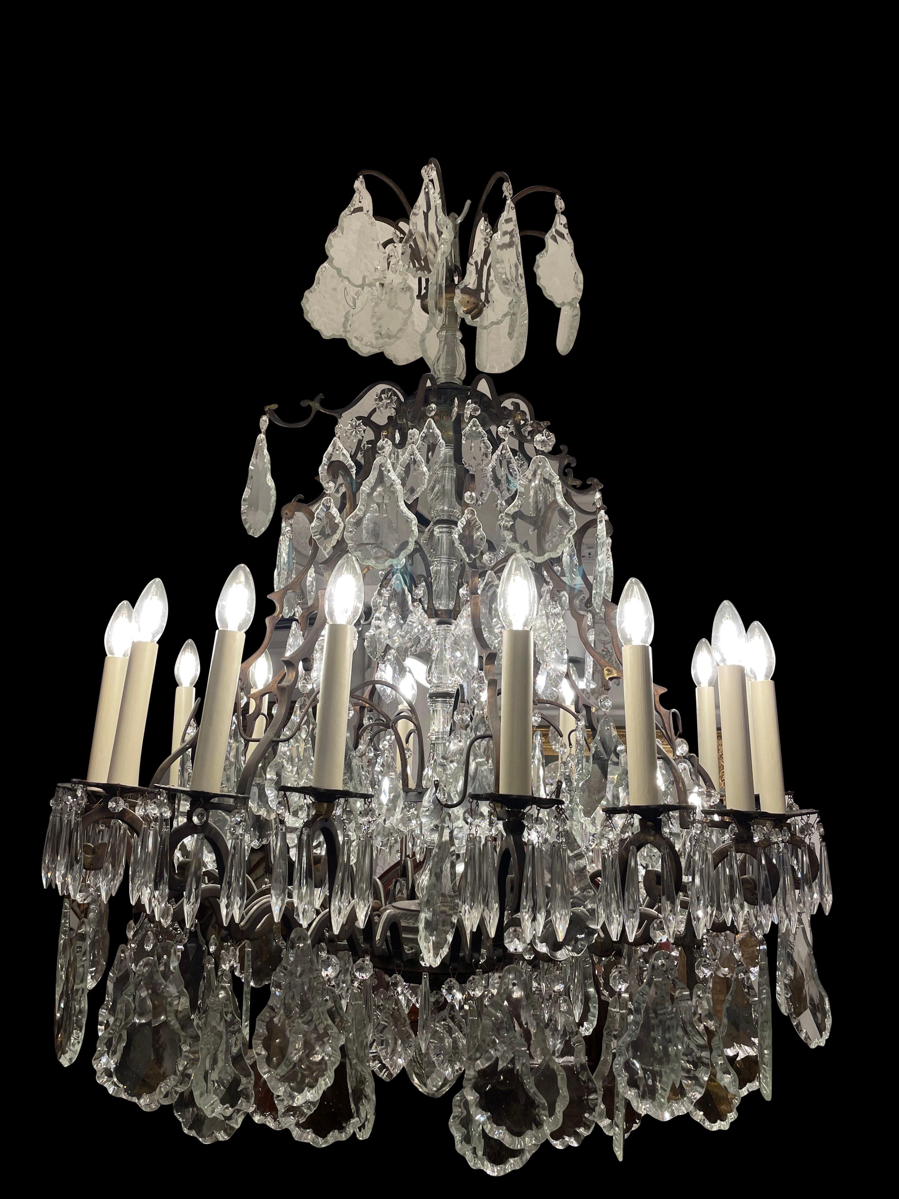Large French Chandelier, 20th Century For Sale 4