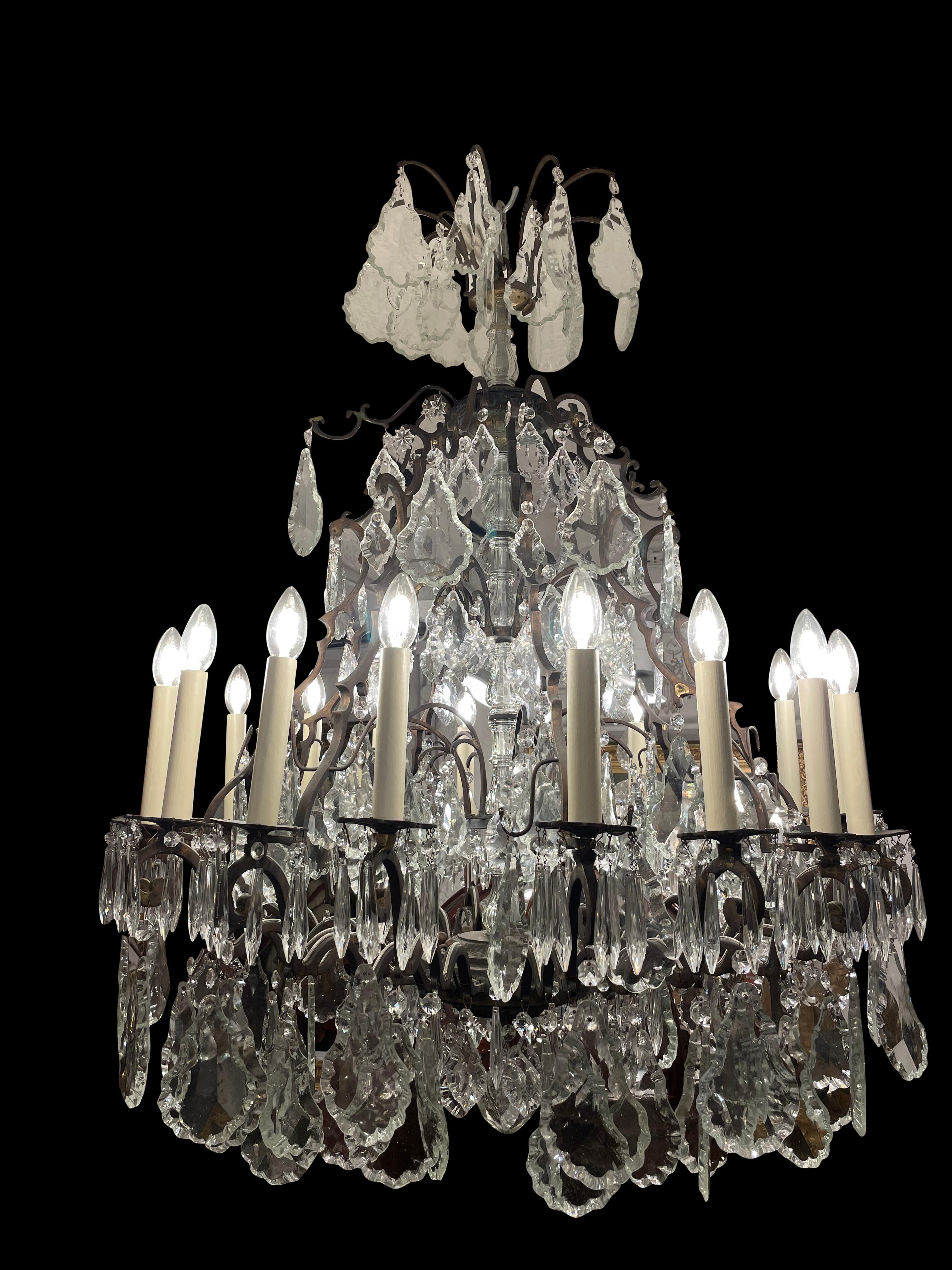 Large French Chandelier, 20th Century For Sale 5