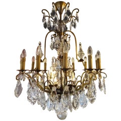 Large French Chandelier with 12 Lights