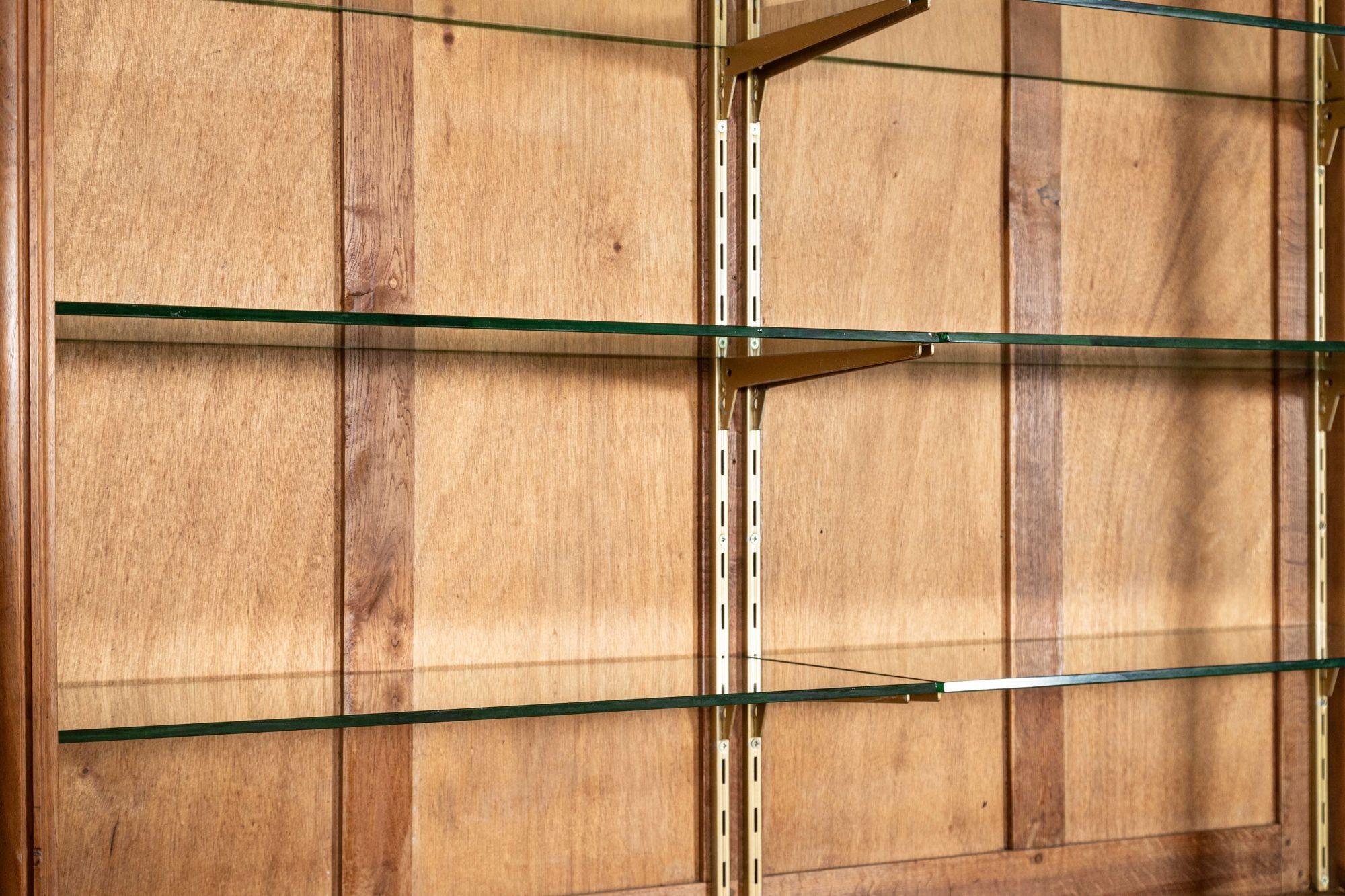 Grande vetrina da farmacia francese in ciliegio in vendita 12