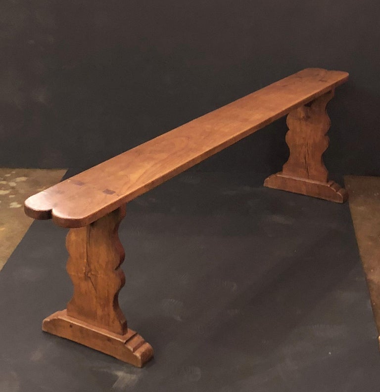 Large French Cherrywood Seating Benches Individually Priced For