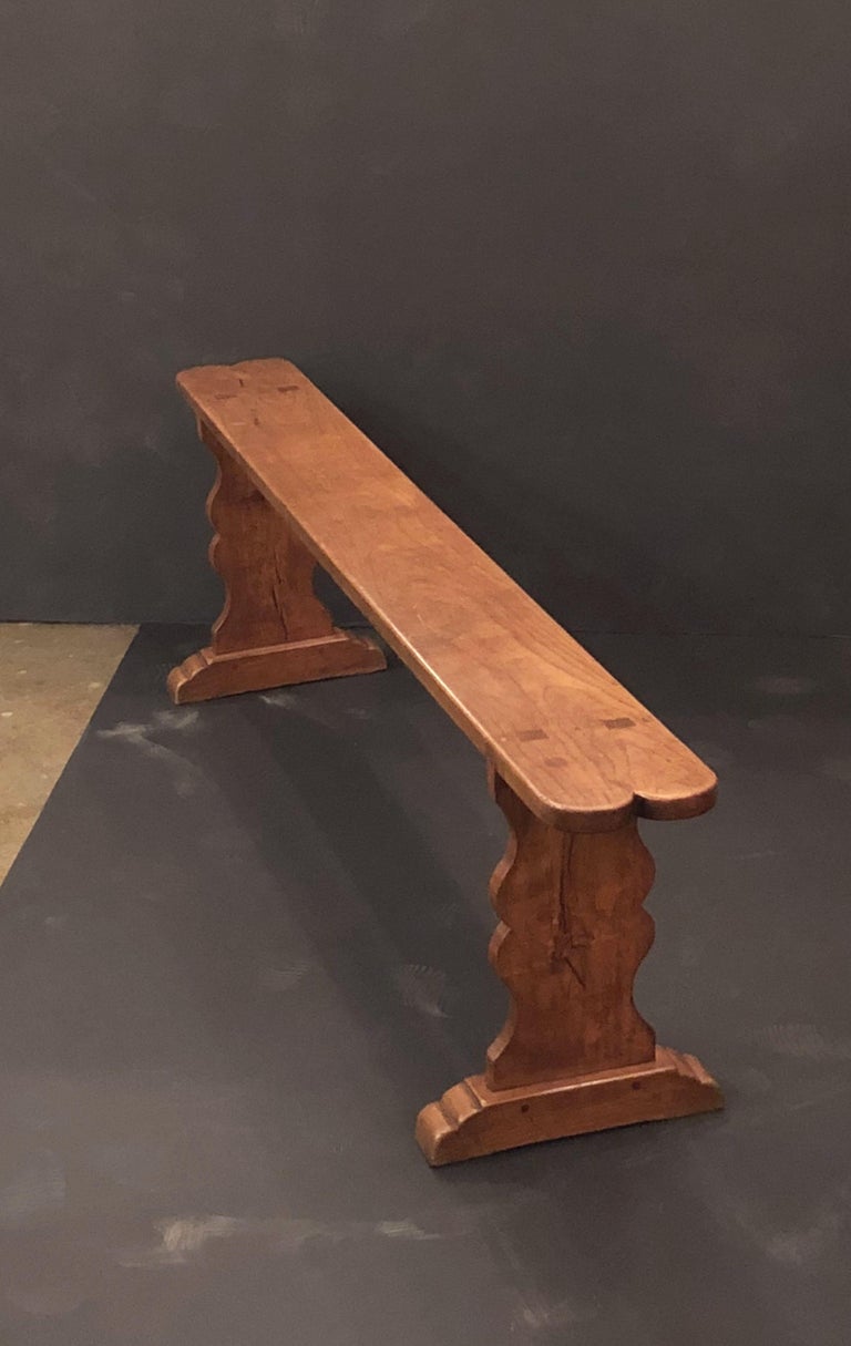 Large French Cherrywood Seating Benches Individually Priced For