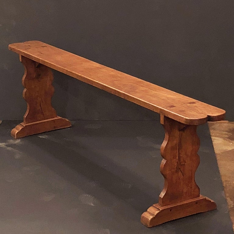 Large French Cherrywood Seating Benches Individually Priced For