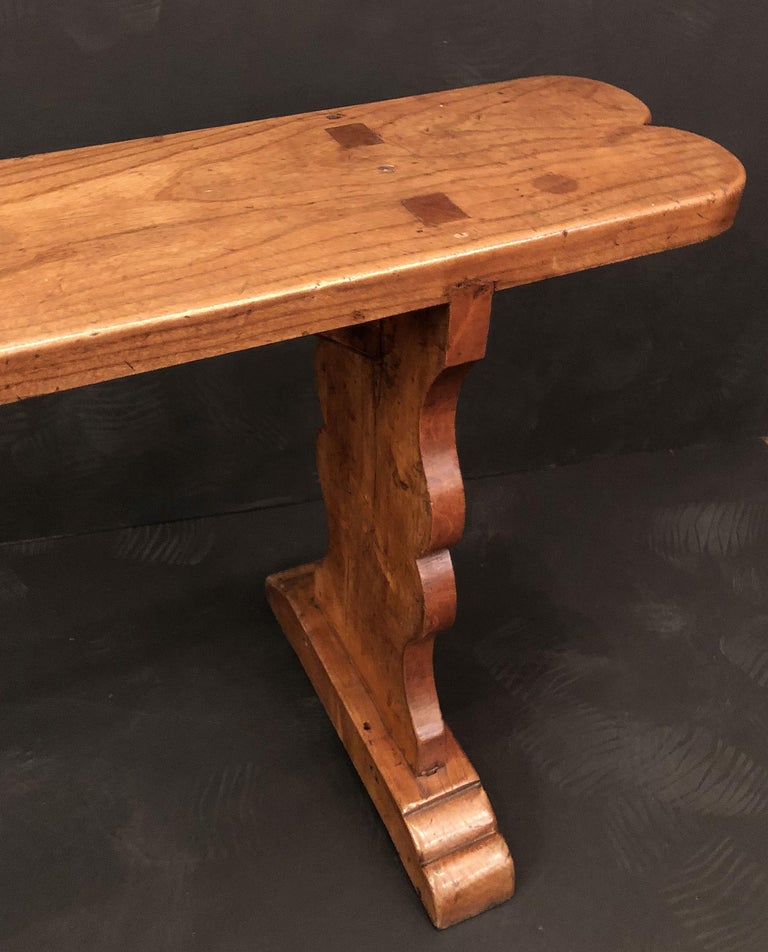 Large French Cherrywood Seating Benches Individually Priced For