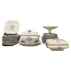 Large French China Set  (P Monogram)