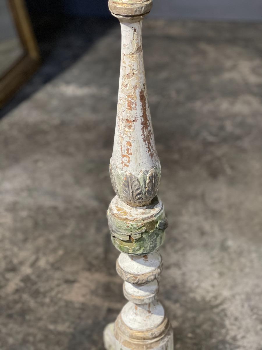 Large French Church Candlestick  In Good Condition For Sale In Seaford, GB
