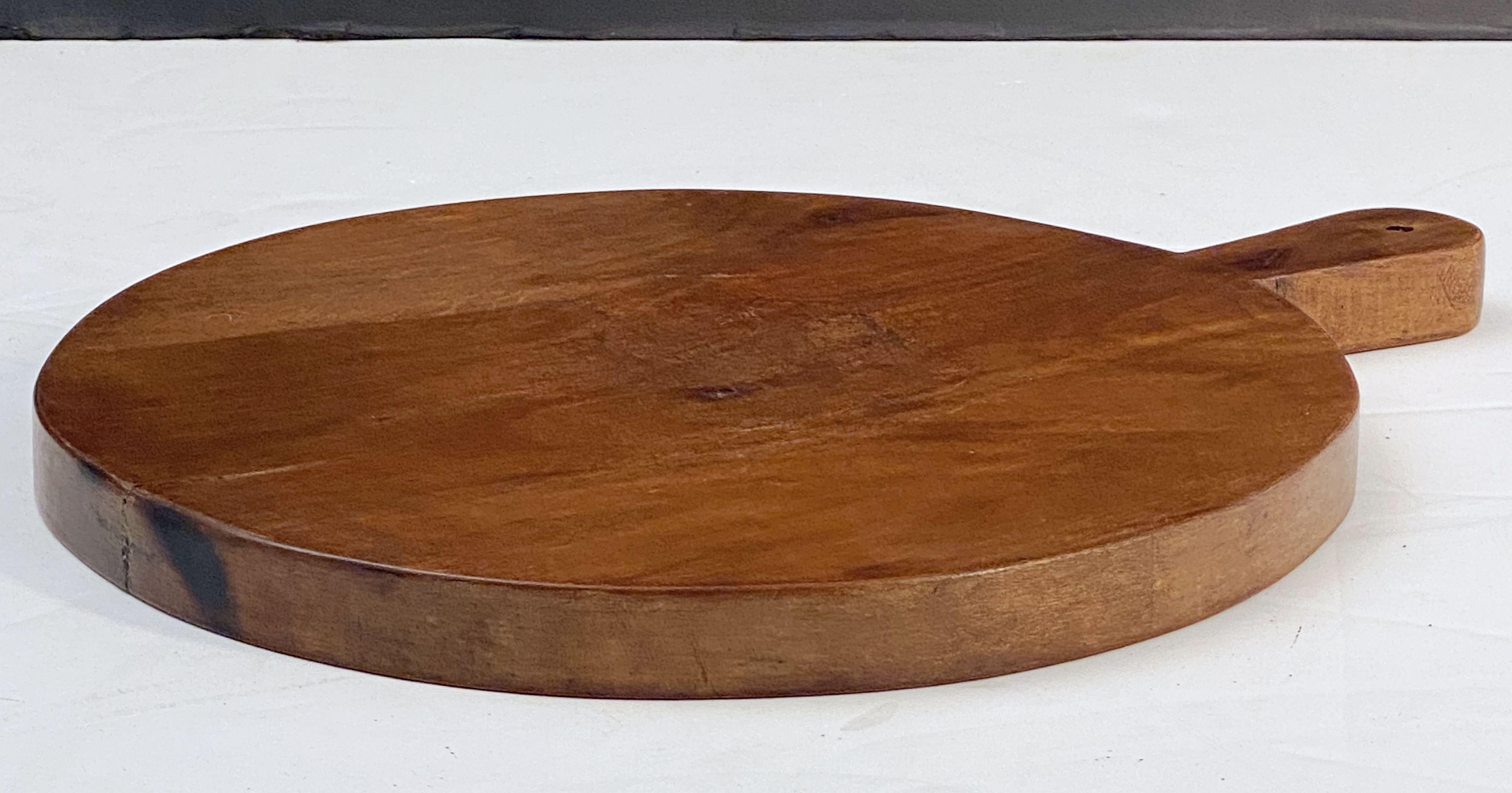 Large French Circular Cheese Board of Beech 6