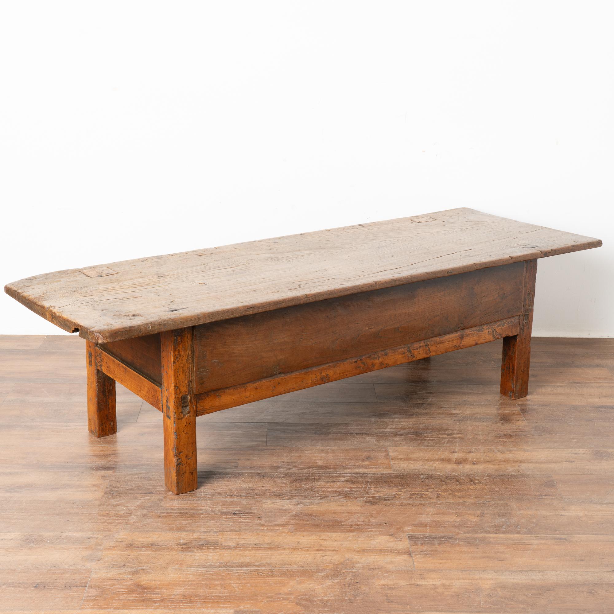 Large French Coffee Table With Single Drawer, circa 1890 3