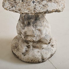 Large French Concrete Mushroom Garden Sculpture, 1960s - 2 Available