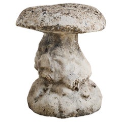 Große französische Pilz-Gartenskulptur aus Beton, 1960er Jahre, 2 Stück verfügbar