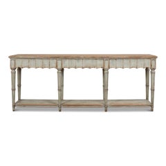 Large French Country Console Table