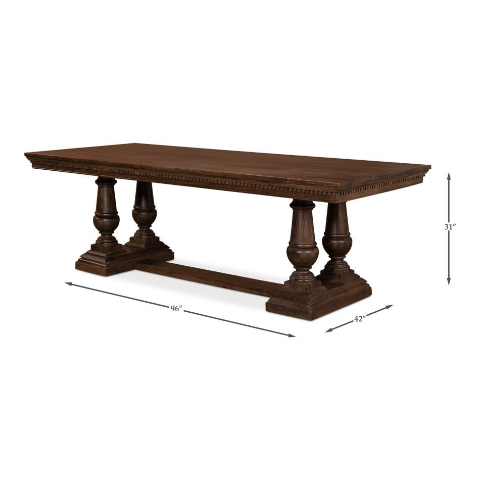 Large French Country Dining Table For Sale 5