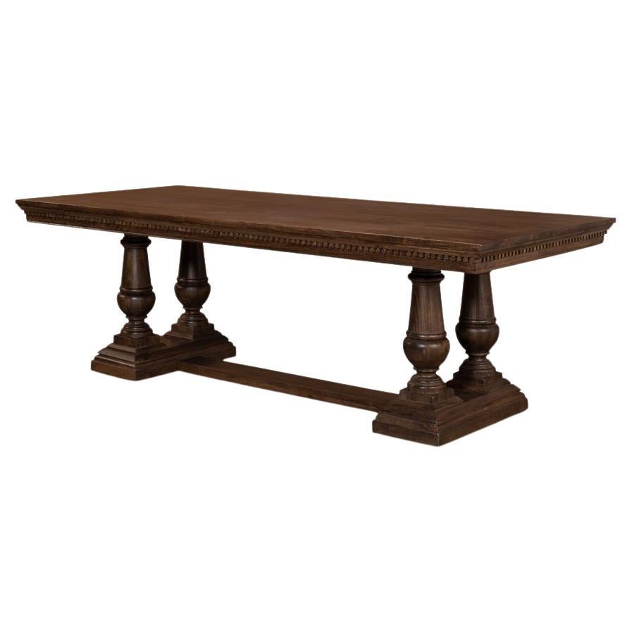 Large French Country Dining Table For Sale