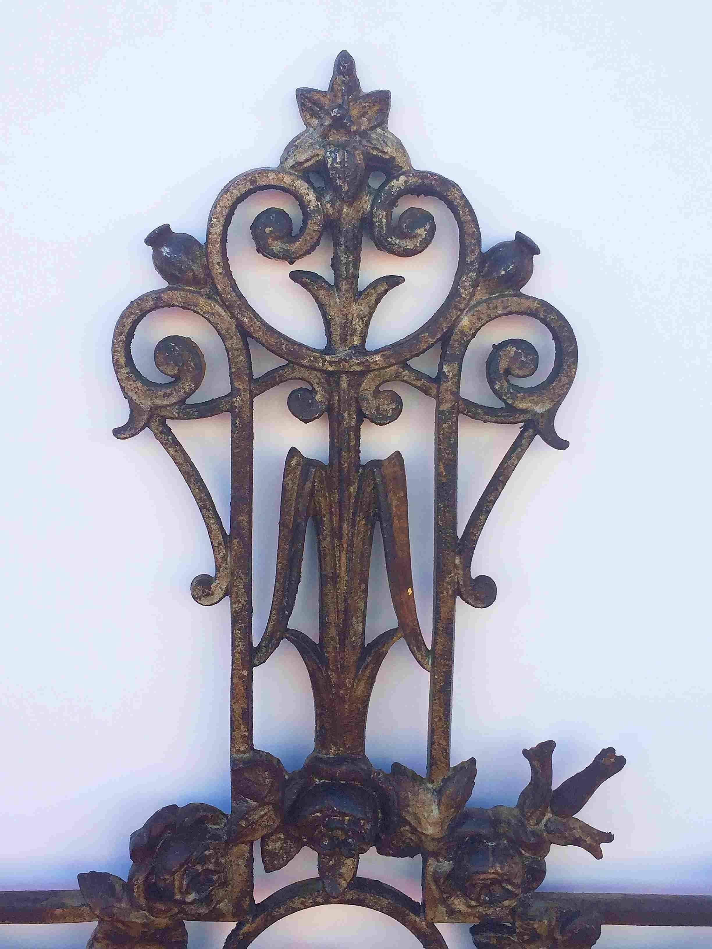 wrought iron crucifix