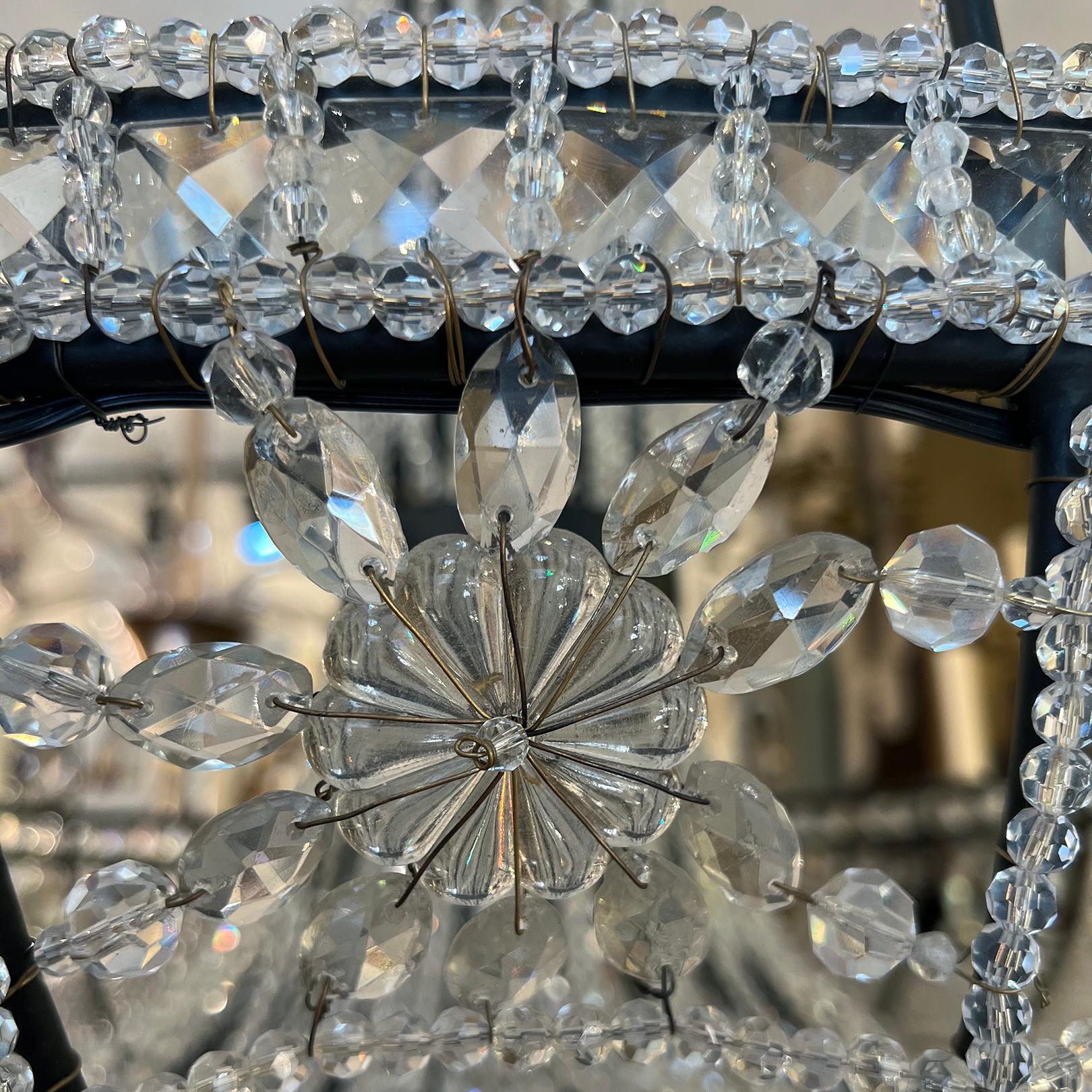 Large French Crystal Chandelier For Sale 4
