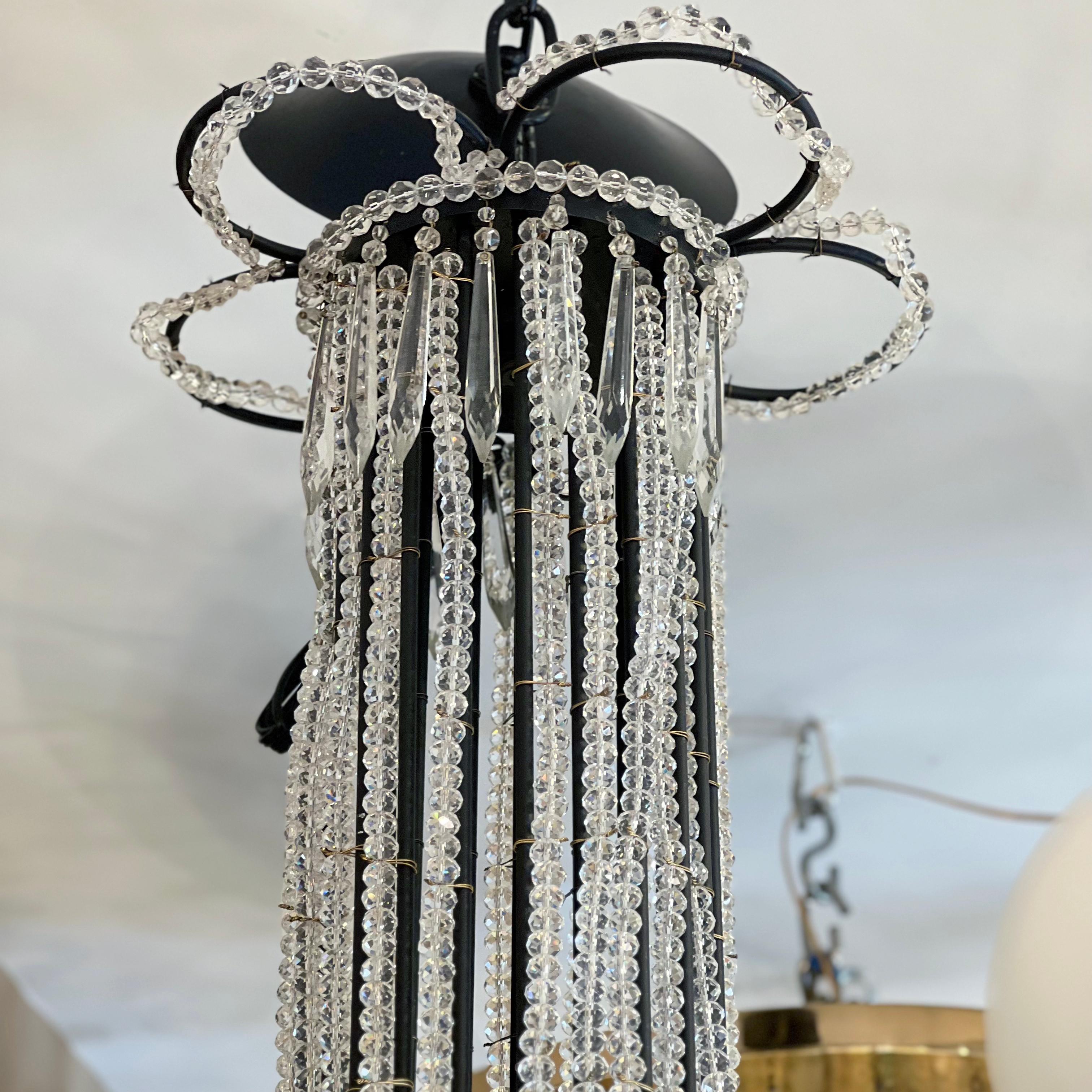 Grande lampadario francese in cristallo in vendita 3