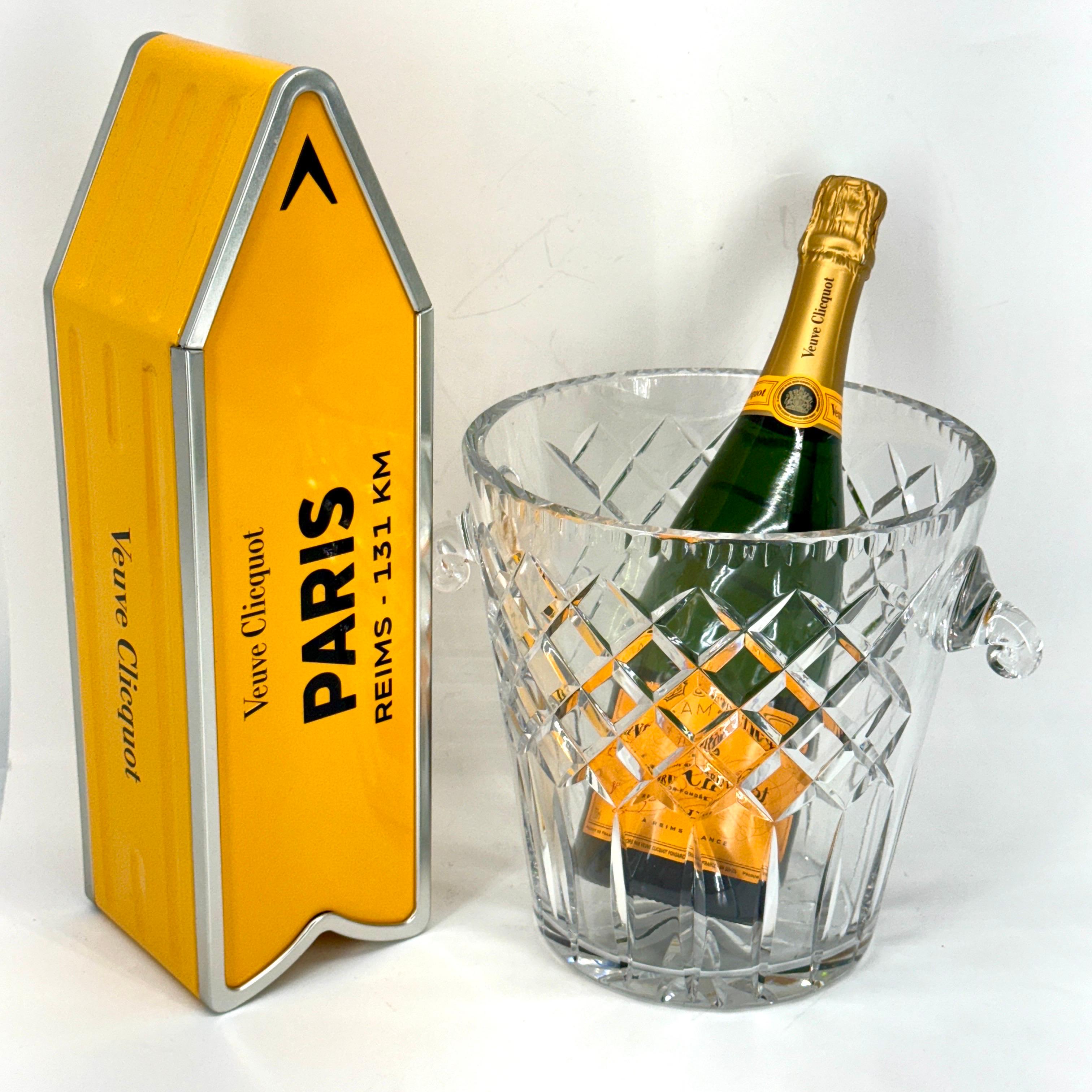 Cut Crystal Ice Champagne Bucket Wine Cooler, France

This classic pattern is a stunning combination of brilliance and clarity, characterized by the diamond and wedge cut crystal. The crisp coolness of ice and the brilliant clarity of crystal meet