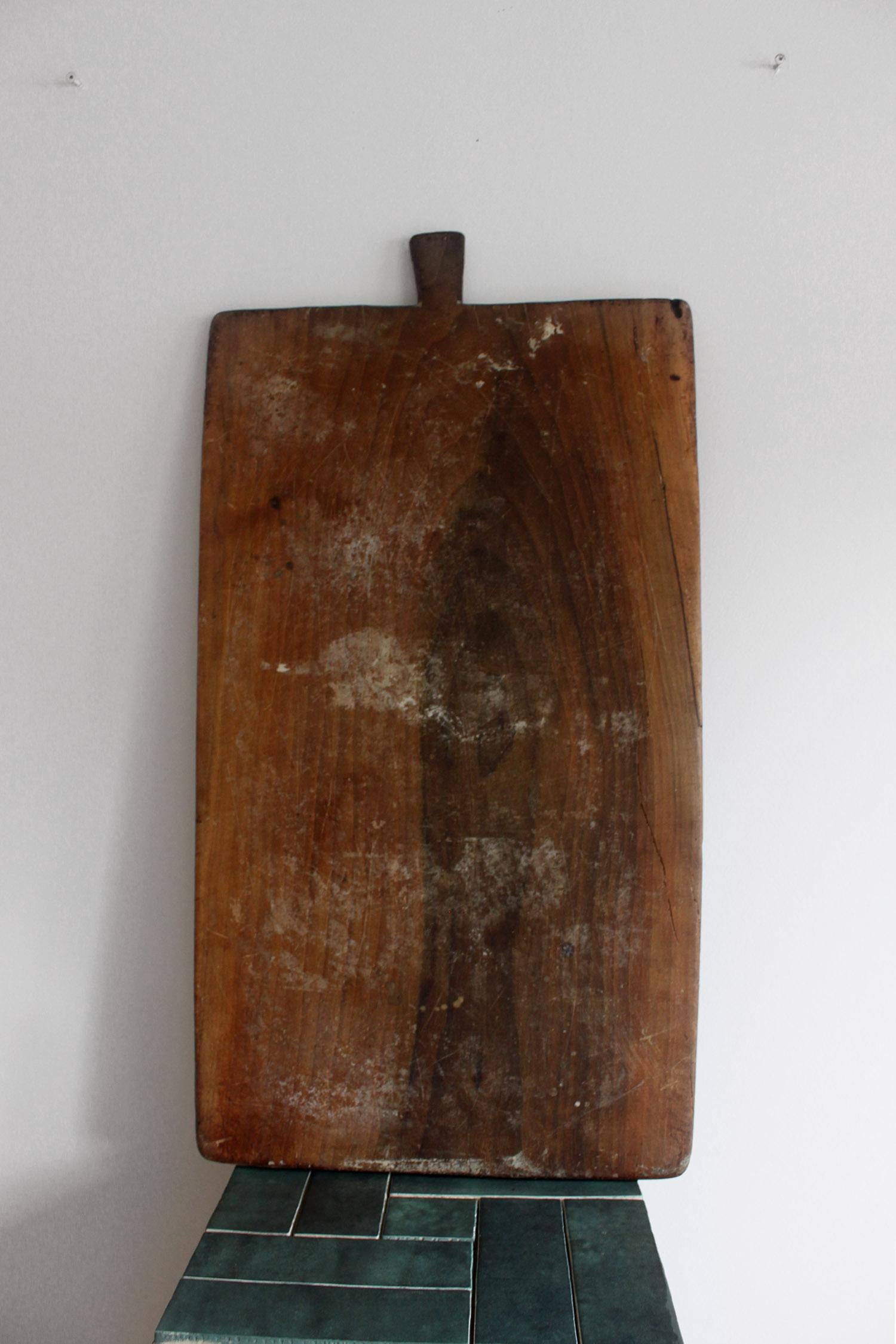 Large French Dark Wooden Serving Board, Cutting Board 5