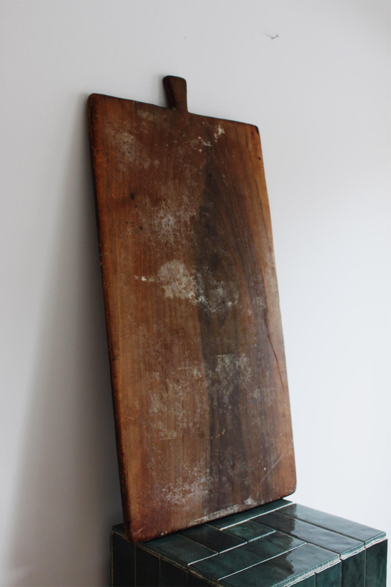 Large French Dark Wooden Serving Board, Cutting Board 6