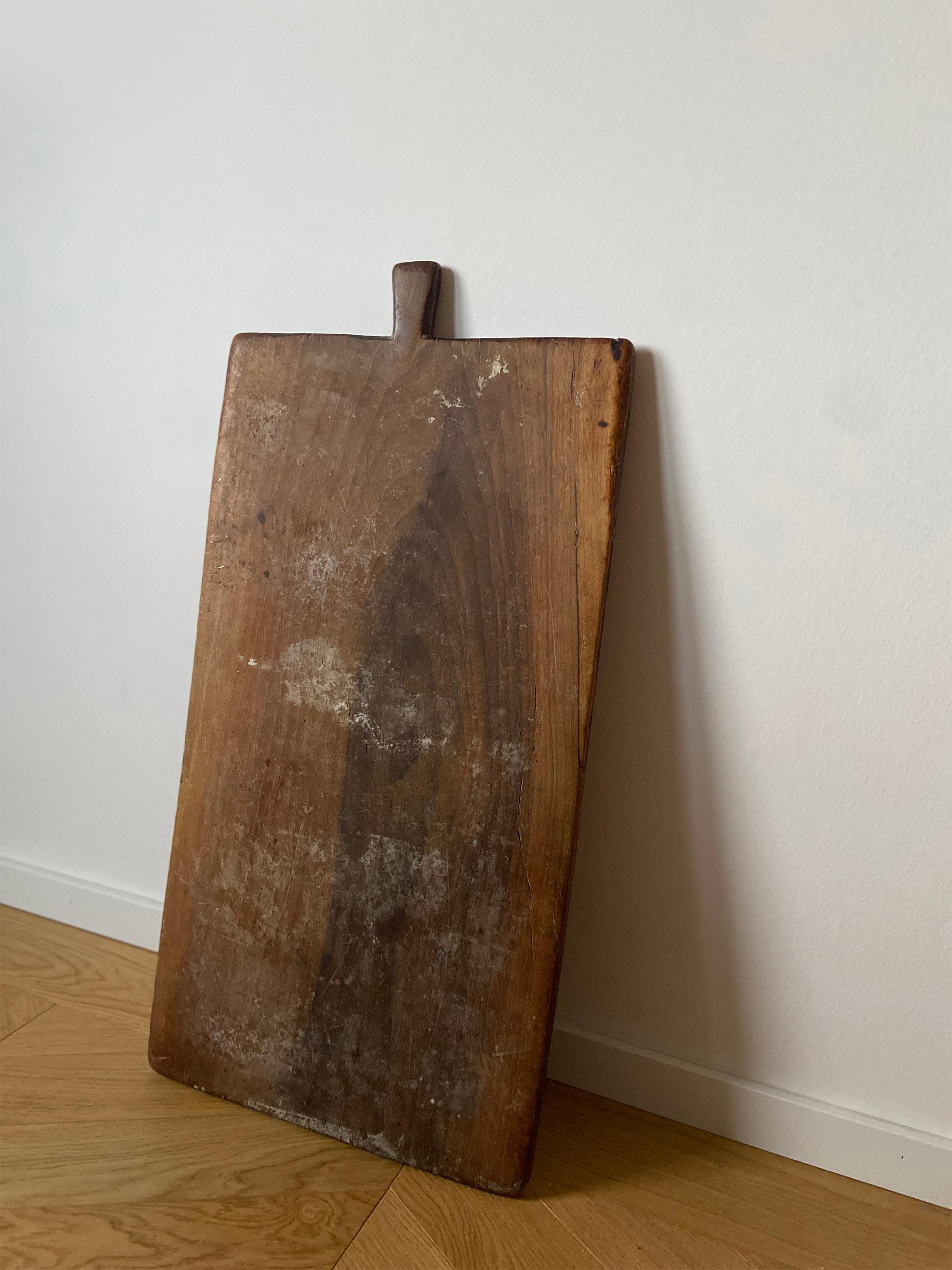Large French Dark Wooden Serving Board, Cutting Board 2