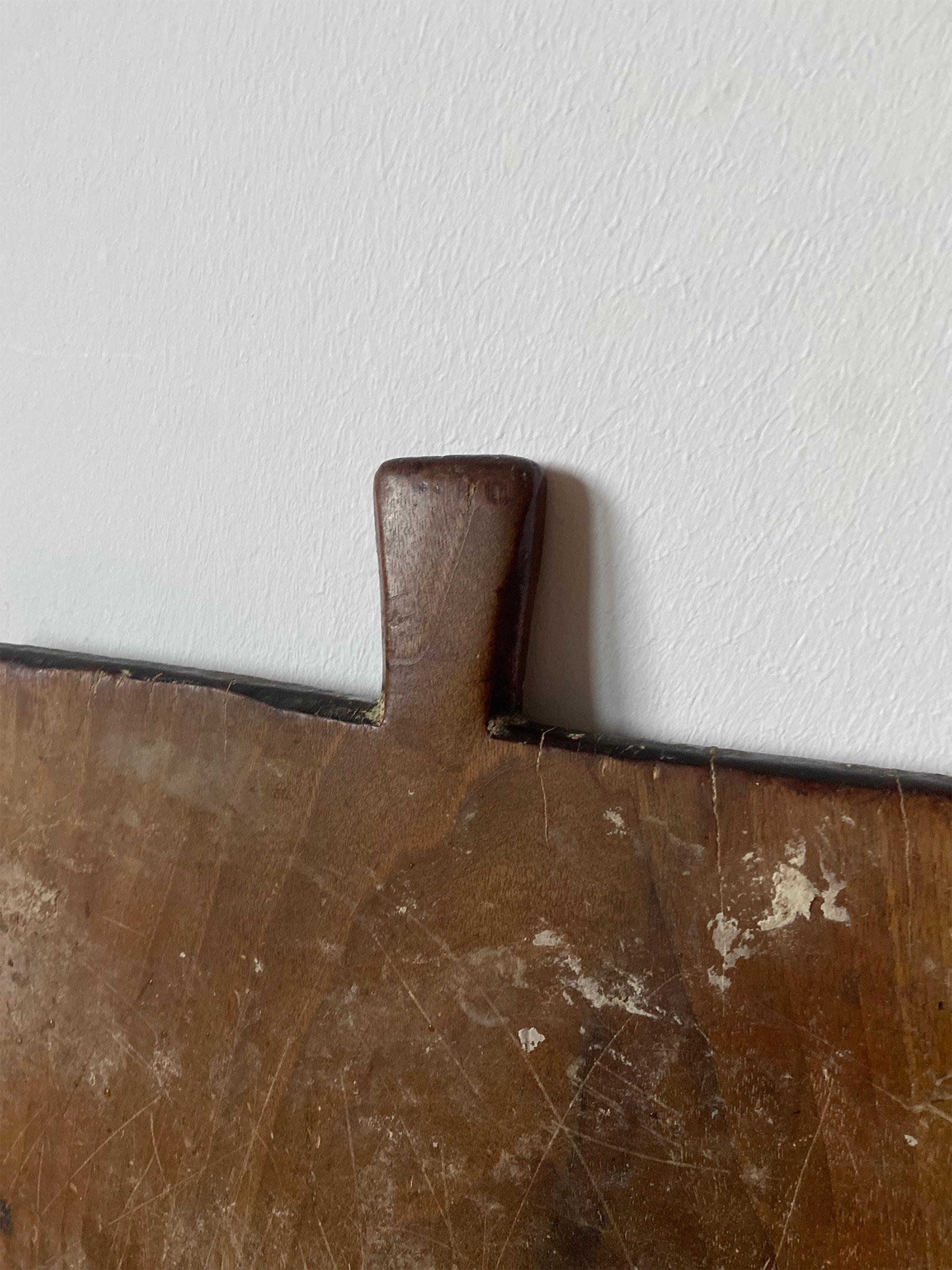 Large French Dark Wooden Serving Board, Cutting Board 3