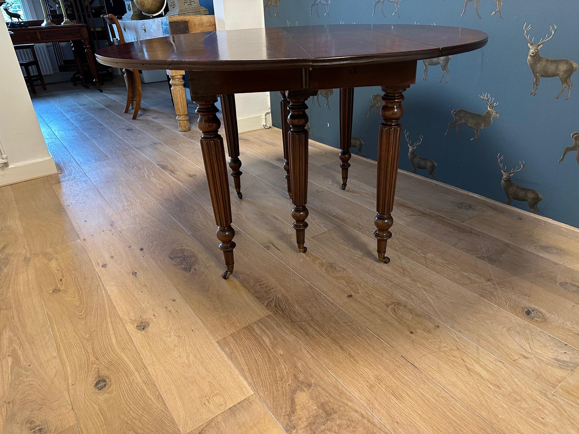 Mid-19th Century large French dining table For Sale