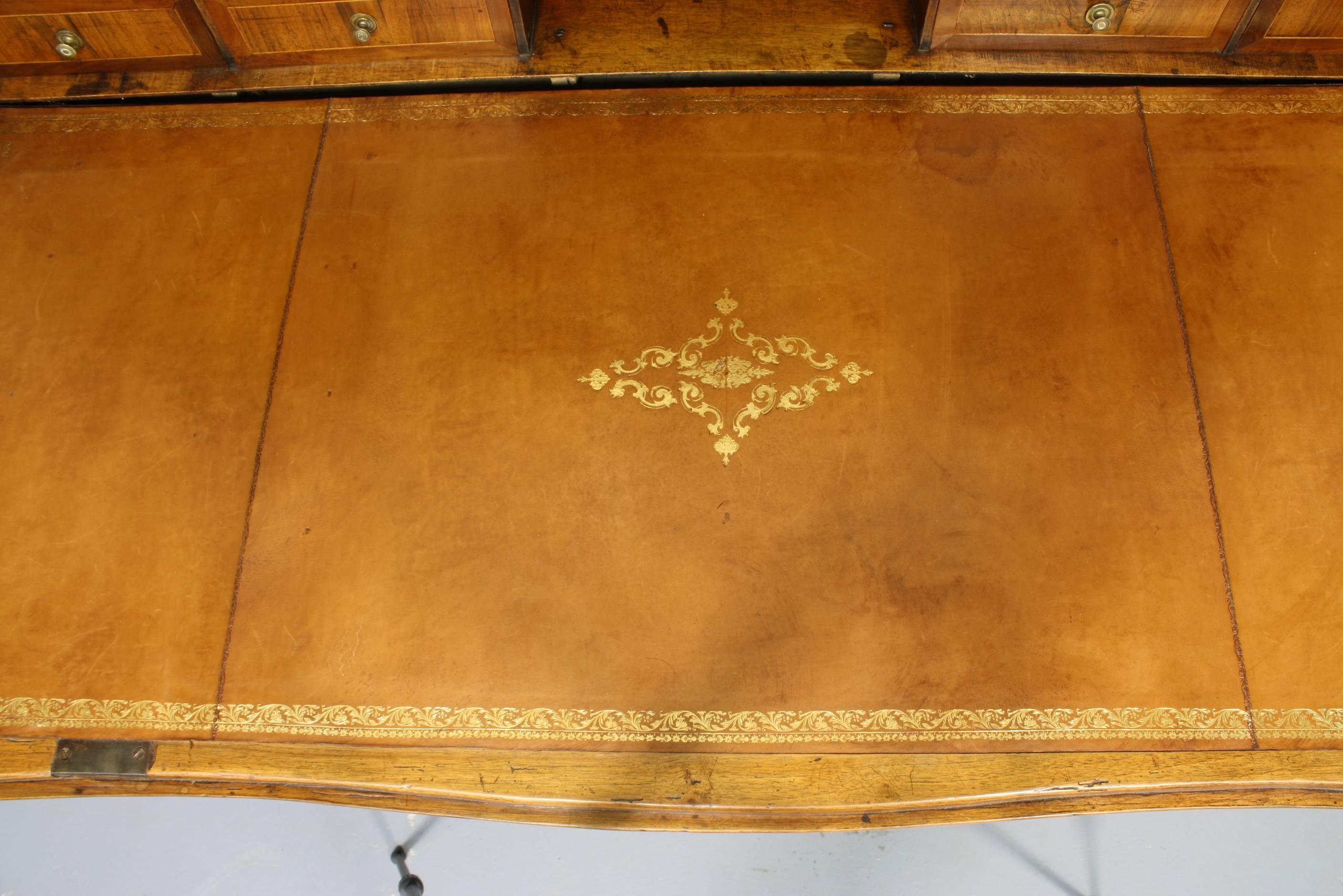 Iron Large French Directoire Period Traveling Secretary Desk For Sale