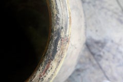 Large French Early 20th Century Clay Biot Olive Jar, Primitive Pot