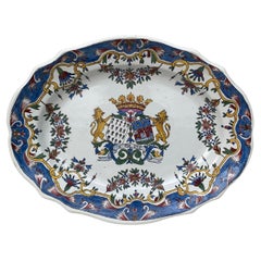 Vintage Large French Faience Platter Circa 1950