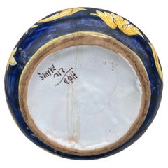 Large French Faience Vase Neo-Renaissance Circa 1900