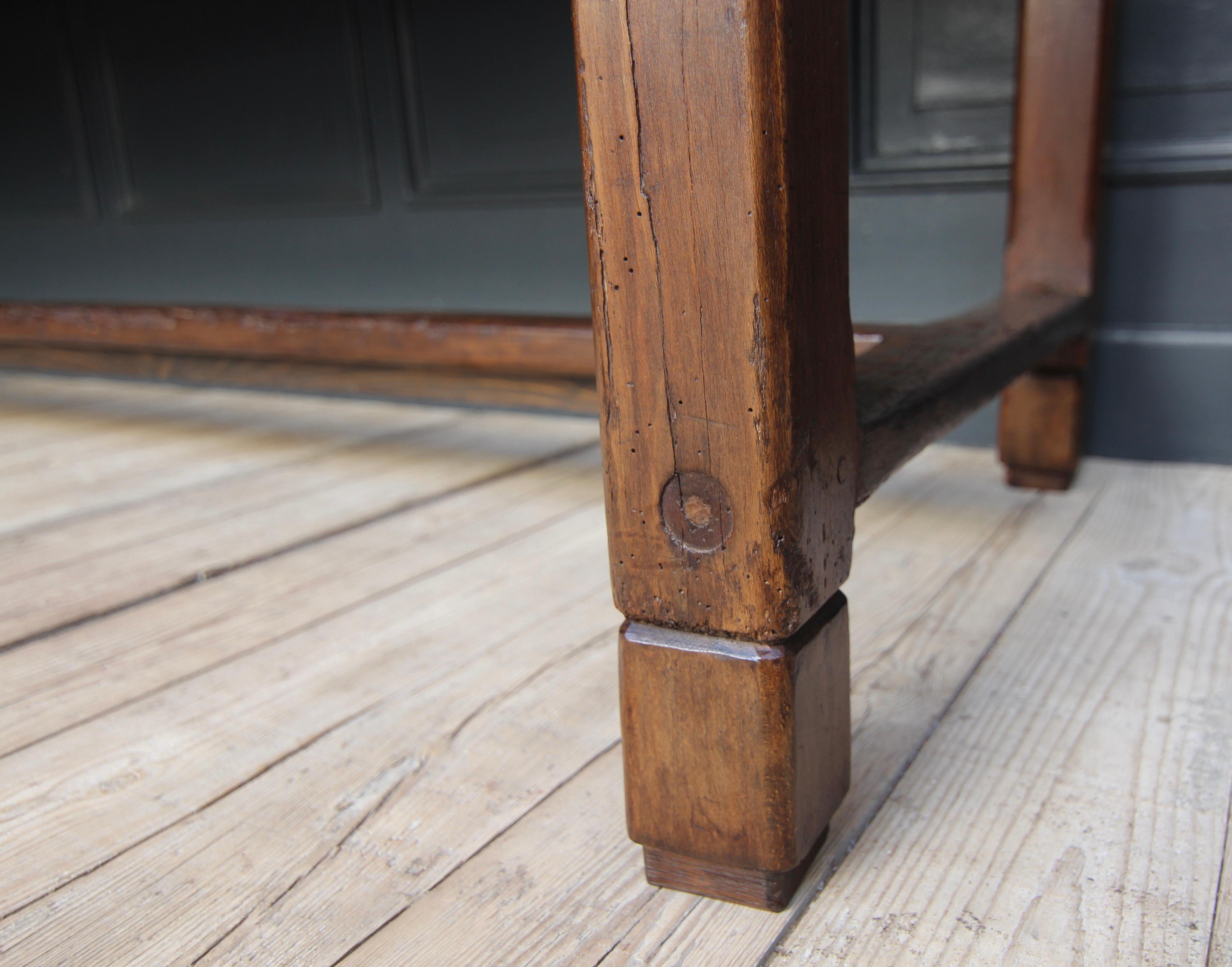 Large French Farm Dining Table from around 1900 5