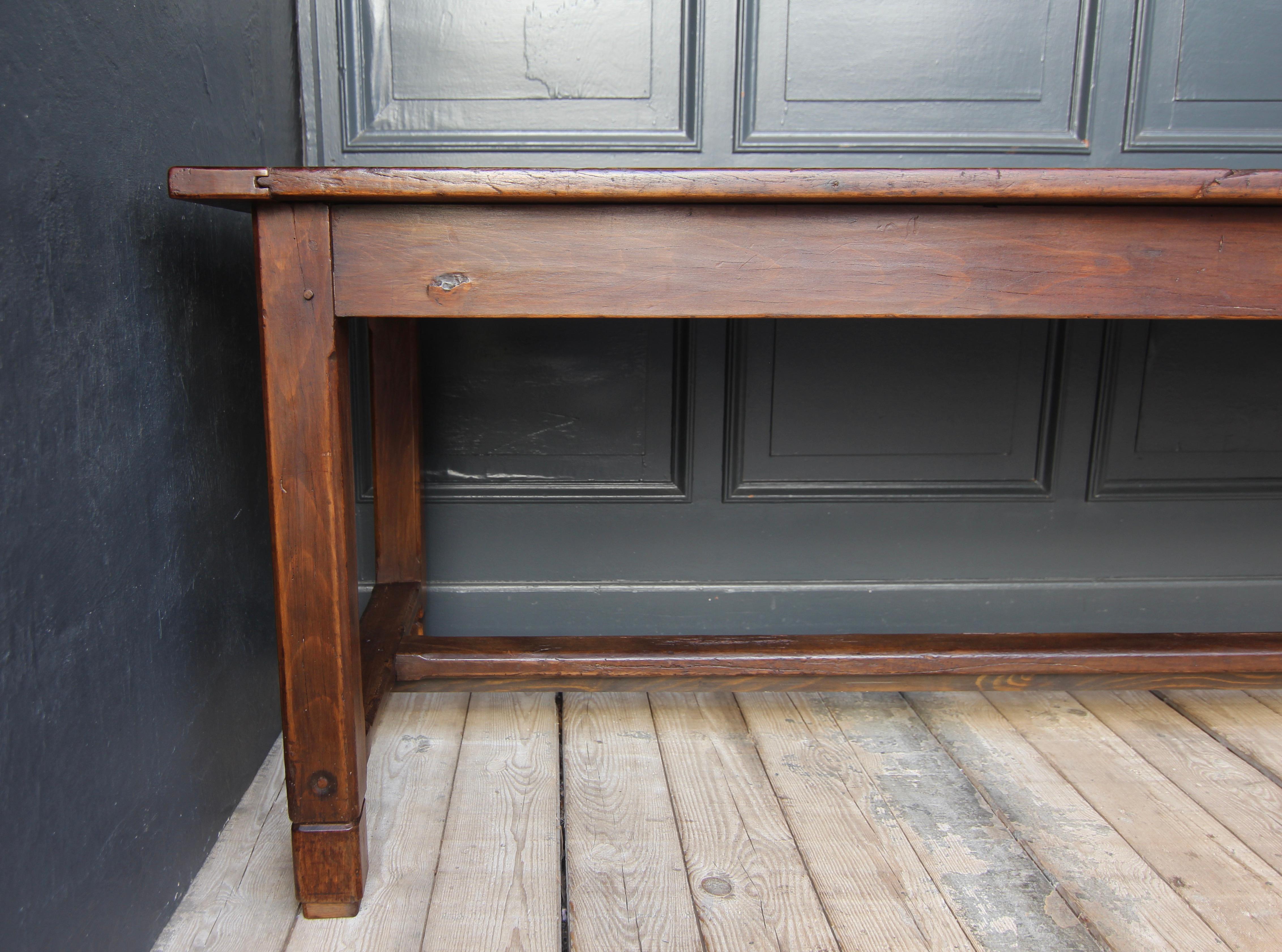 Large French Farm Dining Table from around 1900 7