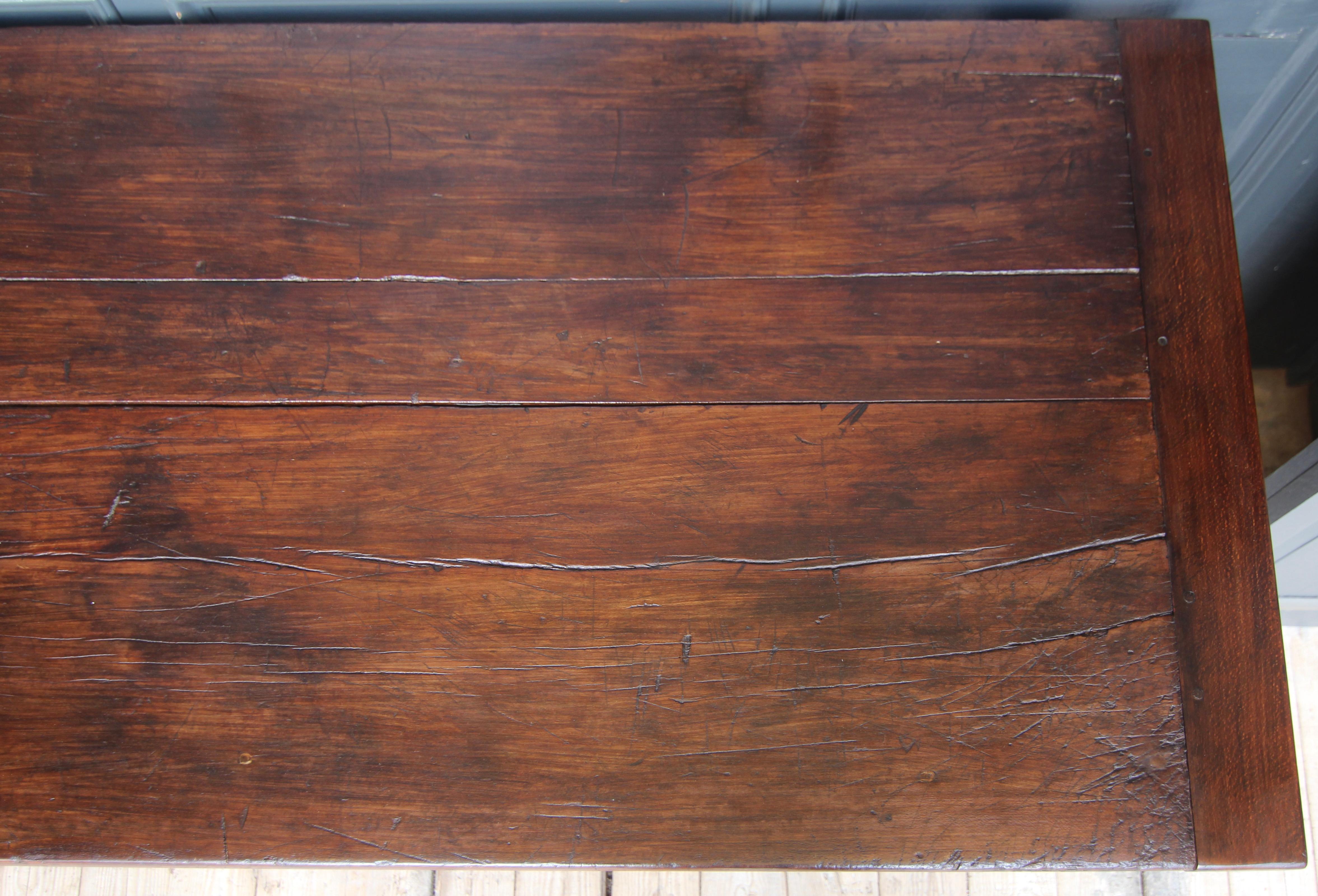 Large French Farm Dining Table from around 1900 1