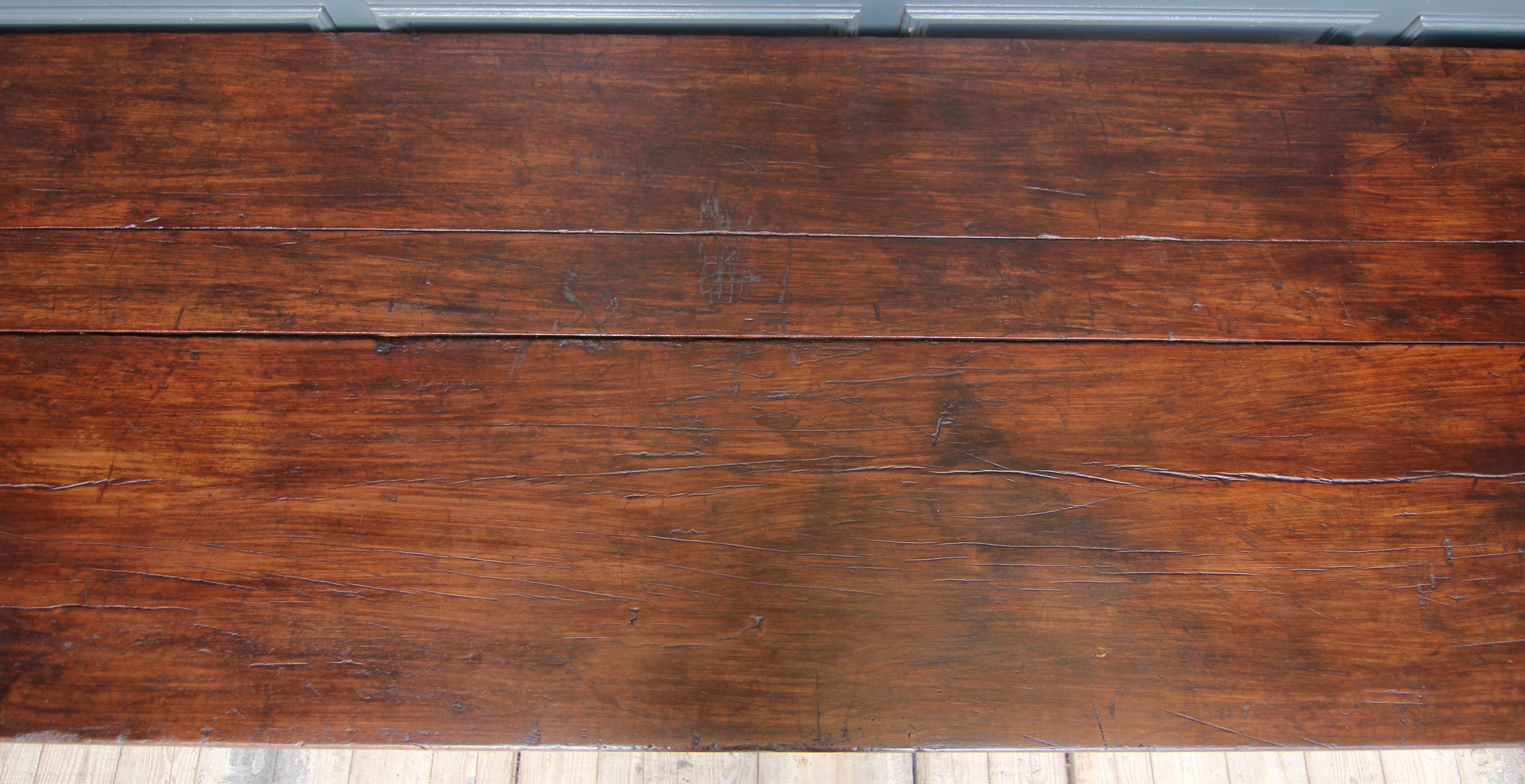 Large French Farm Dining Table from around 1900 2