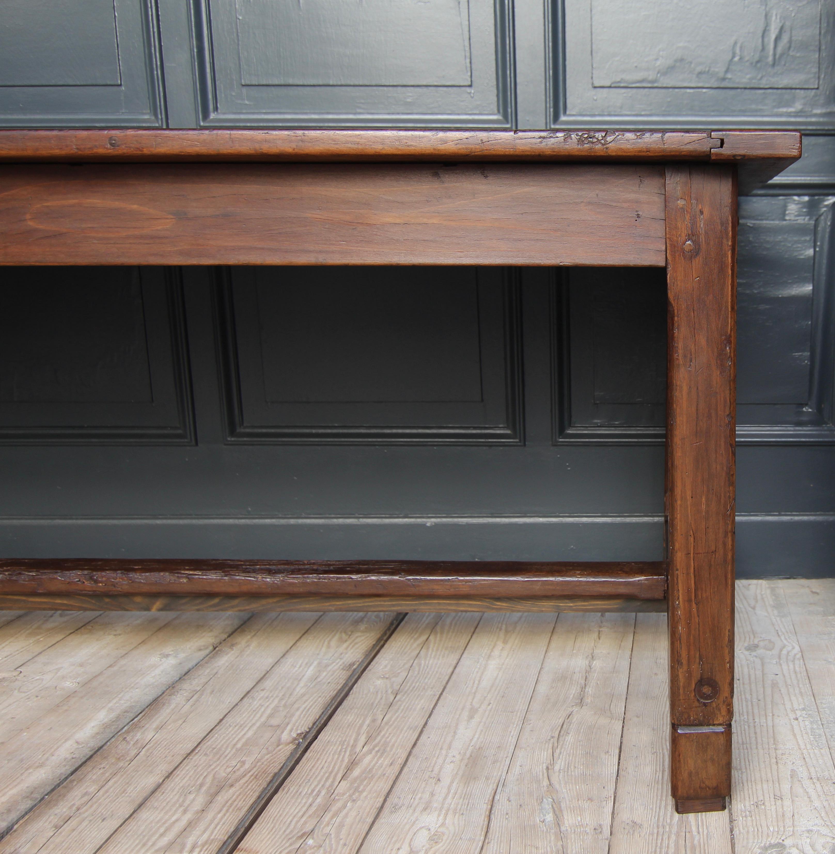 Large French Farm Dining Table from around 1900 4